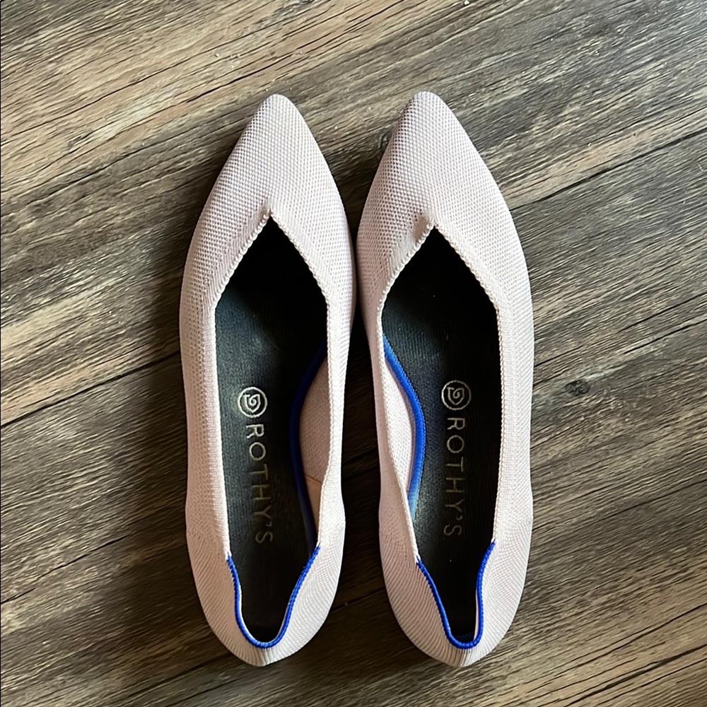 Rothy's Pink Flats Comfortable Loafers